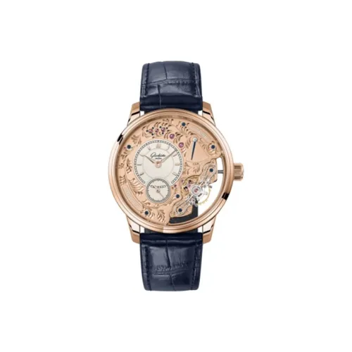 Glashütte Original Автоматический Механический Мужской Часы PANO 42 мм Cut Out