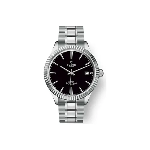 TUDOR Автоматический Механический Механизм Мужские Часы Wind Style Collection 38 мм Черные