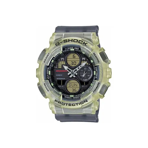 CASIO G SHOCK Collection MISCHIEF Коллаборация Кварцевый механизм Часы Женские Серый циферблат GMA S140MC 1A