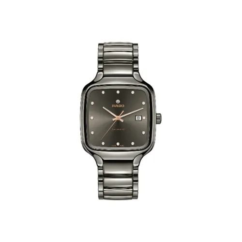 RADO Автоматический механический механизм Мужской Realme Collection Часы 38мм*44,2мм Кофейный