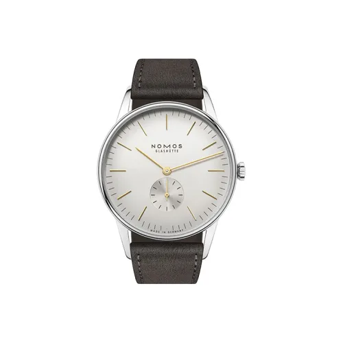 NOMOS Ручной завод унисекс часы 38 мм белый циферблат корпус из нержавеющей стали ремень из натуральной кожи 379