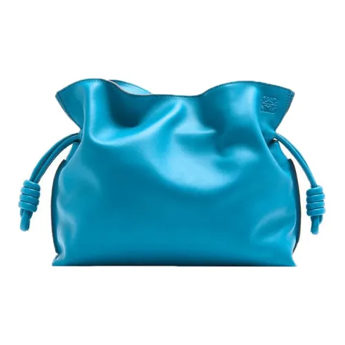 LOEWE Flamenco Nappa Коровья кожа Ручная сумка через плечо Мини Женская Reef Озерно-голубой
