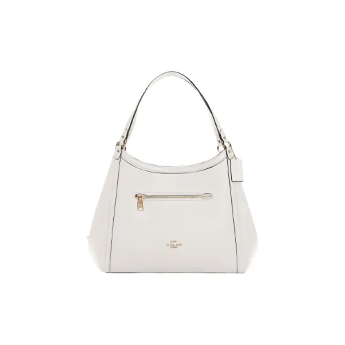 COACH Kristy Сумка-ведро из крупнозернистой текстуры сумка сумка через плечо большая женская белая