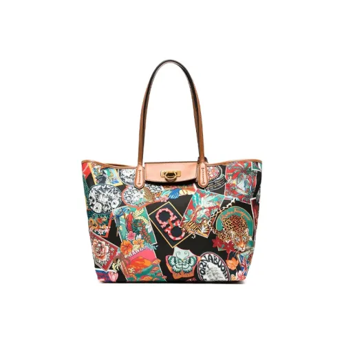 FERRAGAMO Нейлоновая Сумка через плечо Женская Многоцветная