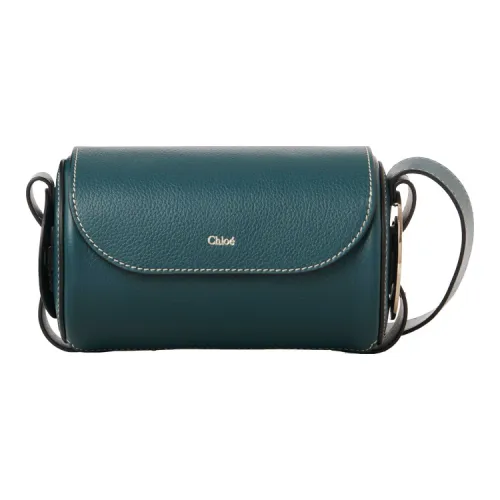 Chloe Сумка через плечо из коровьей кожи Mini Женская Стальной синий