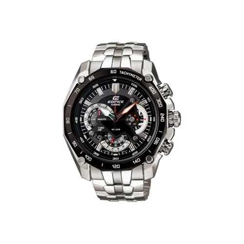 CASIO Кварцевый механизм Мужские часы EDIFICE 45,1 мм Черные