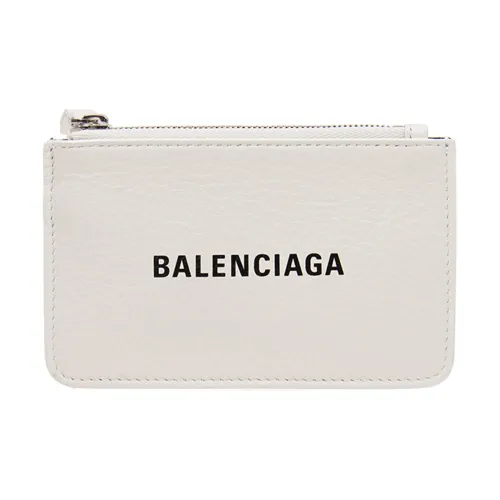 Balenciaga Кошелек из коровьей кожи стандартный женский белый
