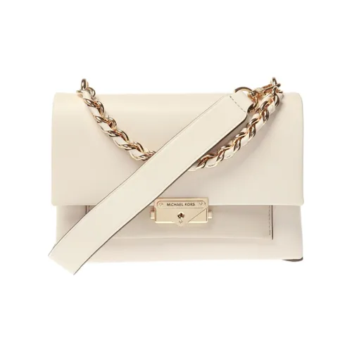 MICHAEL KORS Cece Кожа Маленькая Квадратная Сумка Сумка Сумка через плечо Сумка через плечо Средний Женская Экрю