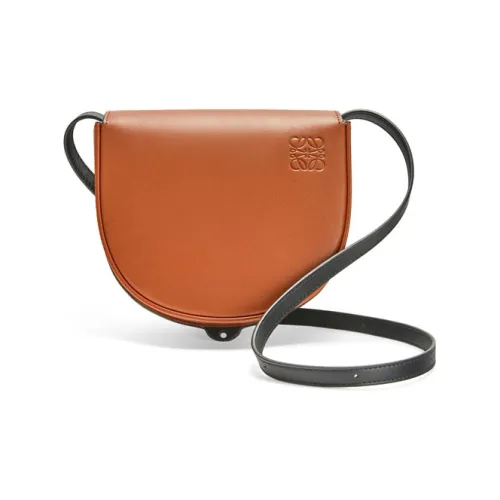 LOEWE Каблук Мягкая Коровья Кожа Сумка-Сапожок Сумка через плечо Стандартная Женская Темно-Коричневый Черный