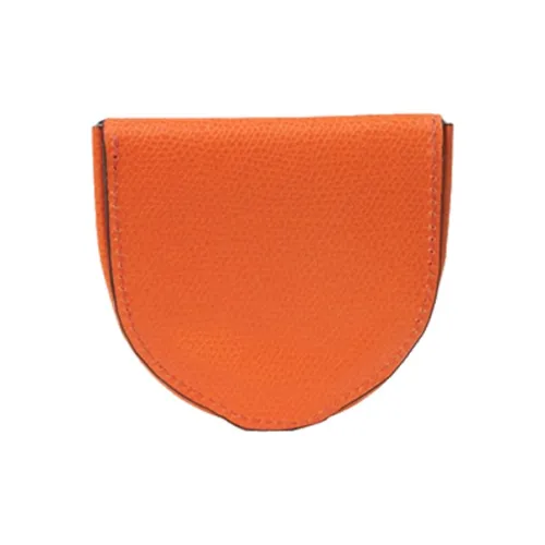 Valextra Телячья кожа Монетница Унисекс Лобстер Красный