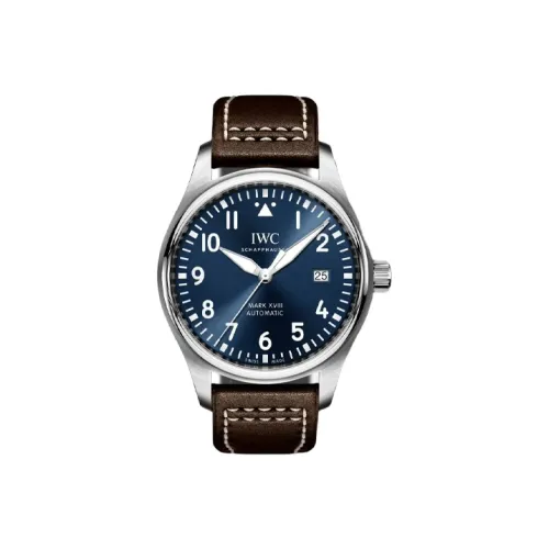 IWC Автоматический Механический Часы Мужской Pilot Collection 40 мм Синий