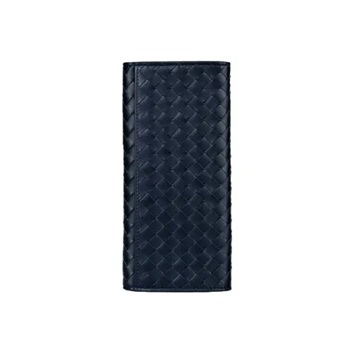 Bottega Veneta Кошелек из коровьей кожи унисекс турмалин синий