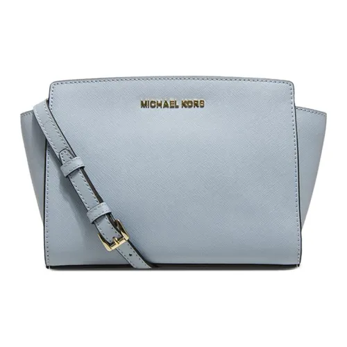 MICHAEL KORS Selma Коровья кожа Сумка через плечо Средний Женский Синий