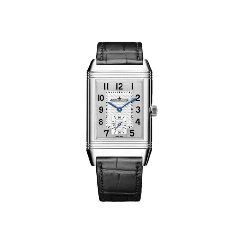 Jaeger LeCoultre Механизм с ручным заводом Мужские часы Flip Collection REVERSO 45,6мм*27,4мм*8,5мм Серебряные