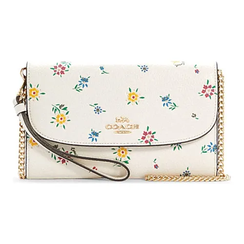 COACH Gemma Кожа Сумка Сумка через плечо Маленькая Сумка через плечо Женская Белая