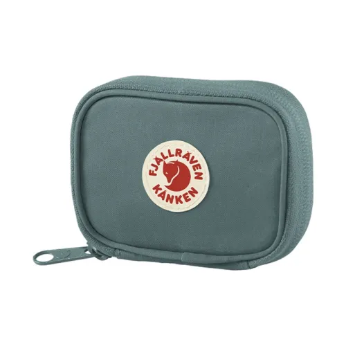 Fjallraven Kanken Полиэстер Хлопок Клатч Монета Кошелек с Держателем для Карт Унисекс Frost Зеленый