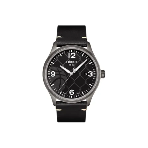 TISSOT Speed Run Series Кварцевый механизм Мужские часы 42 мм Черный циферблат