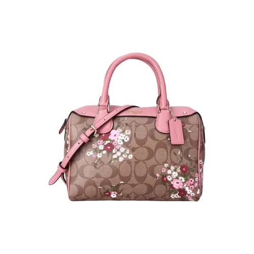 COACH Bennett PVC Сумка Женская Хаки и Розовый