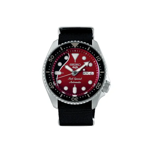 SEIKO Механические Мужские Часы Красный