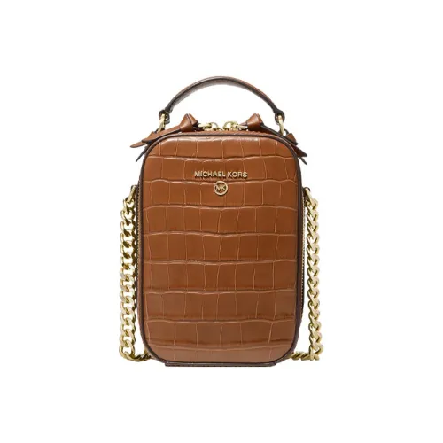 MICHAEL KORS MICHAEL KORS Handbag Collection Jet Set Charm Коровья кожа Сумка Женская Коричневая