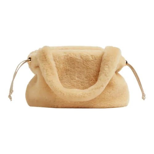 Bottega Veneta Шерсть Сумка Средний Женские Бежевый Пудинг Цвет