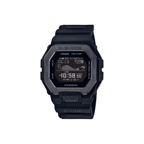 CASIO Кварцевый механизм Мужские часы серии Lide, 50,9 мм*46 мм, Черный