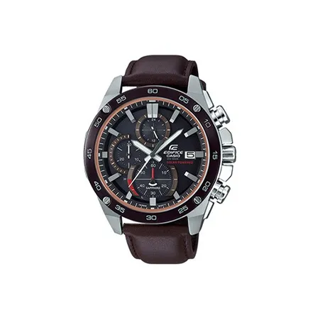 CASIO Кварцевый механизм Мужские часы EDIFICE 52,9мм*49мм*12,8мм Черные