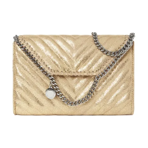 Stella McCartney Полиэстер Сумка через плечо Женская Золотая