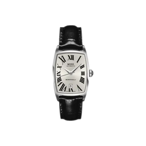 MIDO Baroncelli Collection Автоматический Механический Механизм Мужские Часы Часы 36,5*29,5 мм Серебристый Циферблат