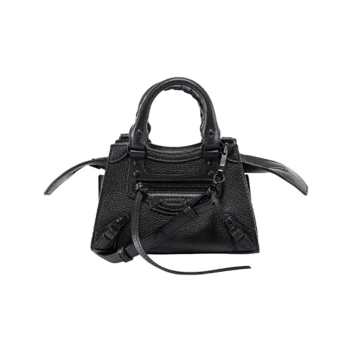 Balenciaga Кожа Одно Плечо Сумка Мини Унисекс Черный