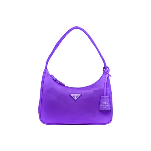 PRADA RE Edition Нейлоновая Сумка через плечо Сумка Женская Осветляющий цвет Фиолетовый