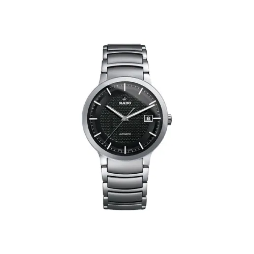 RADO Автоматический Механический Механизм Мужские Часы Crystal Collection 38 мм Черные