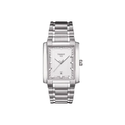 TISSOT T LADY Series Tian Lang Collection Кварцевый механизм Женские часы Часы 35 мм Белый циферблат