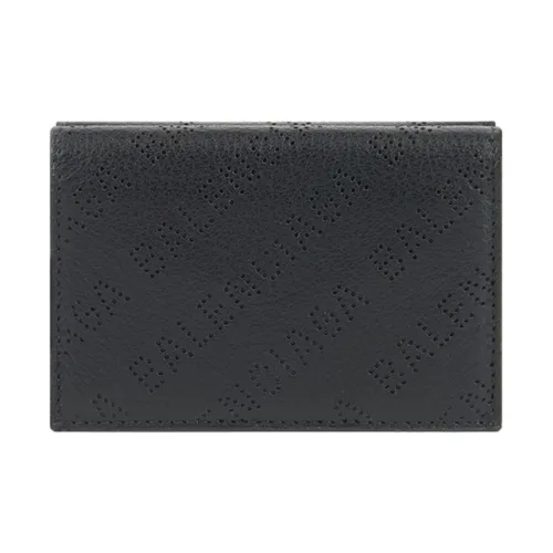 Balenciaga Кошелек из коровьей кожи мини мужской черный