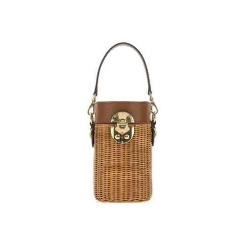 MIU MIU Кожа Сумка Женская Коричневая
