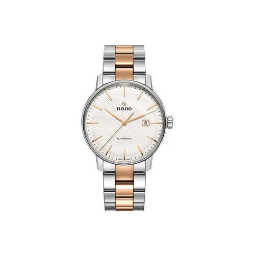 RADO Crystal Sparkle Collection Автоматический Механический Механизм Мужские Часы Часы 41 мм 41 мм Белый Циферблат