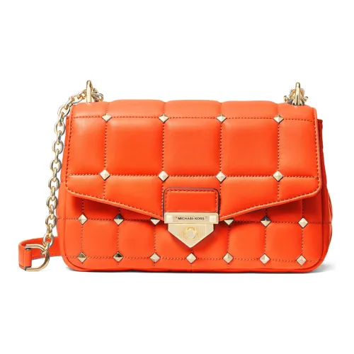 MICHAEL KORS Soho Кожа Сумка через плечо Сумка на плечо Женская Оранжевая