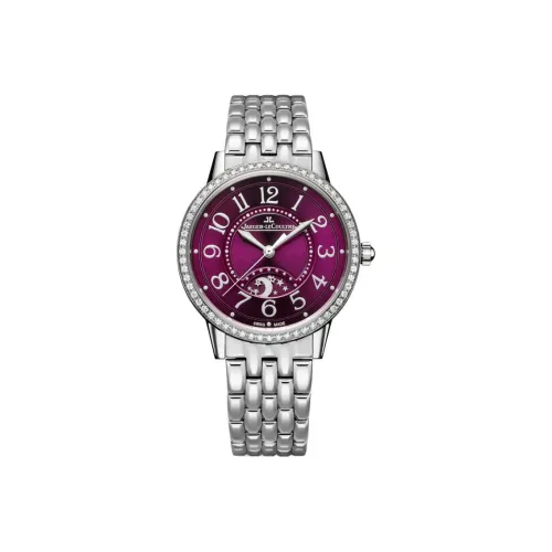 Jaeger LeCoultre Автоматический Механический Movement Женские Date Collection RENDEZ VOUS Часы 34мм*34мм Фиолетовый