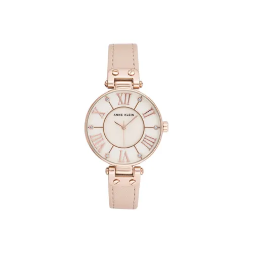 ANNE KLEIN Кварцевый механизм, женские часы, коллекция Modern Retro, 34 мм * 9 мм, розовый