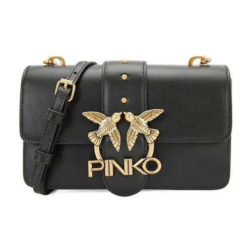 PINKO Love IconSIMPLY Корова Кожа Маленькая Квадратная Сумка Сумка Ласточка Сумка через плечо Мини Женская