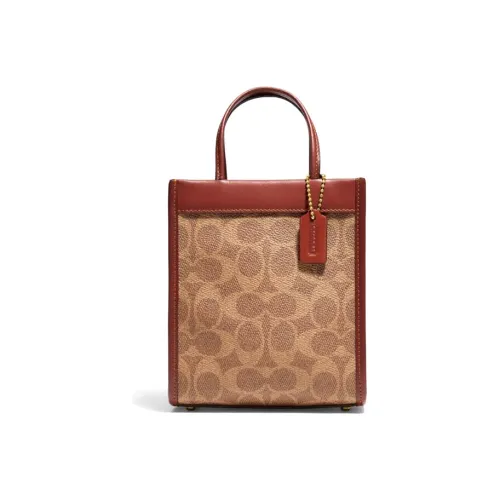 Coach Cashin ПВХ Кожа Тоут Сумка Сумка для покупок Чехол для телефона Сумки через плечо Сумка через плечо Сумка обычный