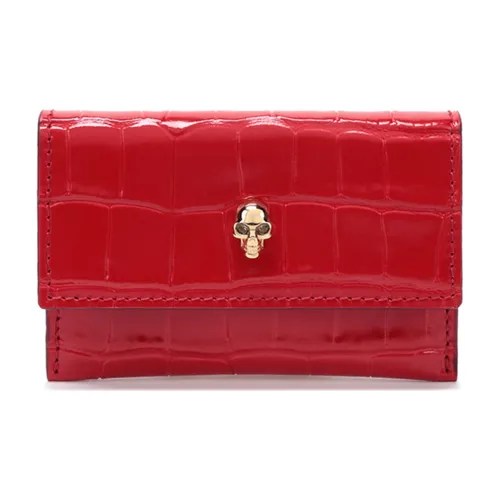 Alexander McQueen Кожа Держатель для карт Держатель для карт Женский Красный