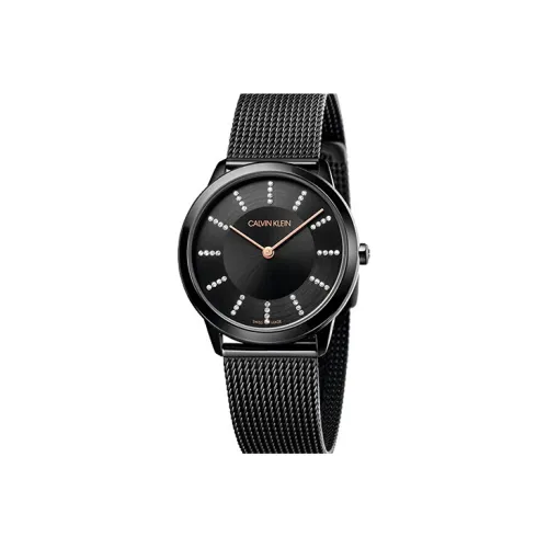 CALVIN KLEIN Кварц Механизм Черный Циферблат Унисекс
