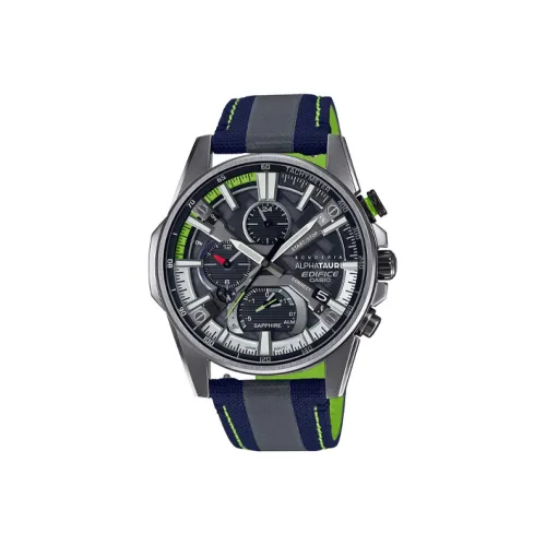 CASIO EDIFICE SCUDERIA AlphaTauri Формула Гонки Коллаборация Edition Кварцевый механизм Часы Мужские Черный циферблат