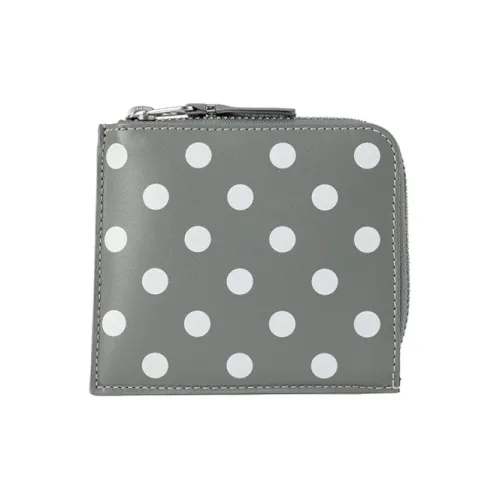 CDG Кожа Кошелек Мини Унисекс Серый