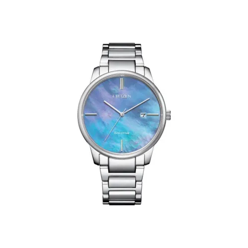CITIZEN Светильник Кварцевый механизм Женские часы серии Eco Drive 39,2 мм Жемчужная раковина Цвет