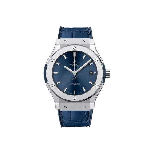HUBLOT Автоматический Механический Механизм Мужские Классические Фьюжн Часы 45 мм Черные