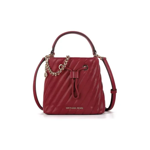 MICHAEL KORS Suri Кожа Ведрообразная Сумка Сумка Сумка через плечо Сумка через плечо Средний Женская Красная