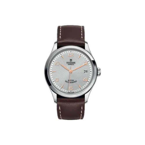 TUDOR 1926 Collection Автоматический Механический Механизм Унисекс Часы Белый Циферблат Кожаный Ремешок