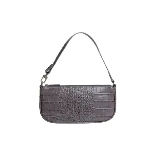 By Far Rachel Коровья кожа Сумка на плечо Сумка Сумка через плечо Женская Серый